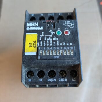 Used Schiele 2 409 190 00 MBN Time Delay Relay