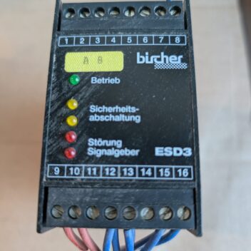 Used Bircher ESD3 -04-24ACDC Safety Controller Switching Unit