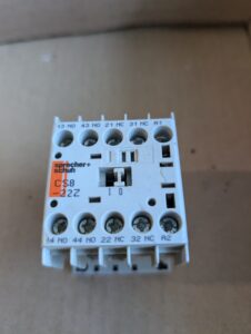 Used Sprecher Schuh CS8-22Z Control Relay Aux Block