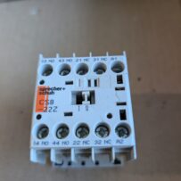 Used Sprecher Schuh CS8-22Z Control Relay Aux Block