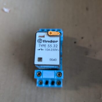 Used Finder 55.34 Power Relay Electromagnet to Open & Close a circuit