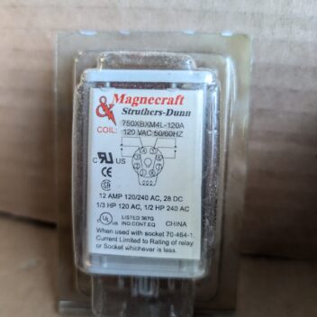 Used Magnecraft 750XBXM4L 120A 120V 50-60HZ ElectroMagnetic Switch