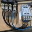 Used Schaffner FN3256H-120-35 Neutral Line Filter 3 PH 120A With Moeller Rotary Disconnect Switch
