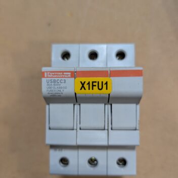 Used Ferraz Shawmut USBCC3 Class 22 Fuse Holder 30A 600V