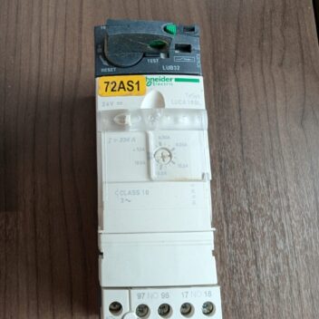 Used Schneider 18BL Starter Motor Control With LUB32 Reset Switch
