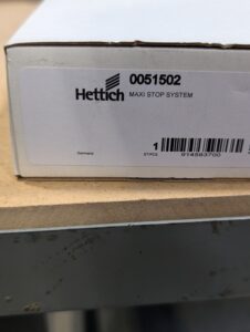 Used Hettich Drill Stop System #0051502 New In Box