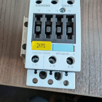 Used Siemens 3RT1034-1B HD Contact Contact Block with 3RH1921-1EA11 Auxiliary Switch