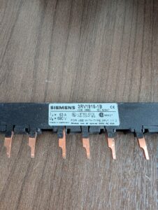 Used Siemens 3RV1915-1B 3 -Phase Supply  Busbar