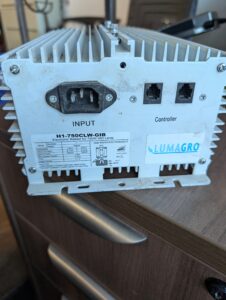 Used Lumagrow H1-750CLW-GIB Ballast For 750W HID Lamp