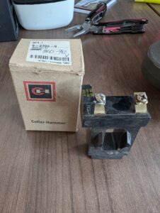 Used Cutler Hammer 9-2703-1 Motor Control Coil 480V 60HZ or 440V 50HZ