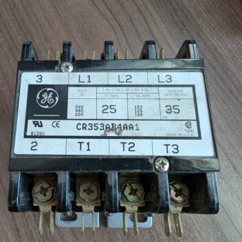 Used GE 4-Pole Definate Purpose Contactor CR35353AC4AA1 30-40Amps @600V 120VAC 50-60H