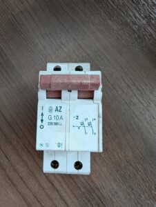 Used Moeller AZ -G10A MiniAture Circuit Breaker 10Amp 2 Pole