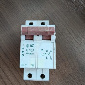 Used Moeller AZ -G10A MiniAture Circuit Breaker 10Amp 2 Pole