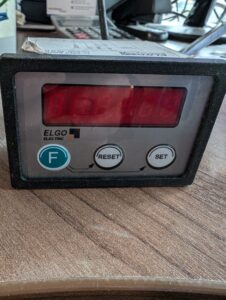 Used Elgo Elec. Series 54.500.024 Program Position Indicator With 5 digit LED 24VDC