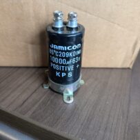 Used Jamicon Aluminum Electrolytic Capacitor Soothes DC to AC Powers