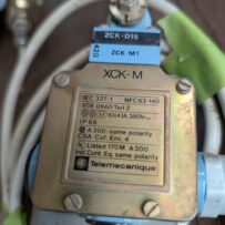 Used Telemecanique Limit Switch ZCK-M1 With Cable & ZCK-D15 With ZCK_D15 Roller Arm Attachment & Tool Holder