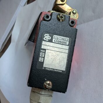 Used Bernstein Limit Switch GC-V1-K With Roller Arm Actuator and Tool holder 10A 300V