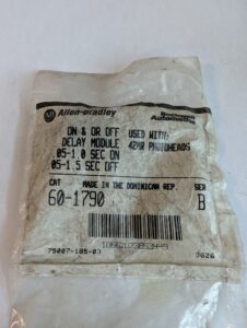 Used Allen Bradley Time Delay Module 60-1790 On-off