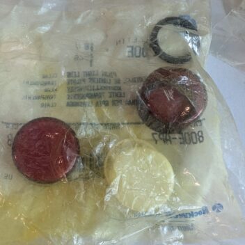 Used Allen Bradley Pilot Light Lens Only kit Opened Bag 2 Red  And 2 White