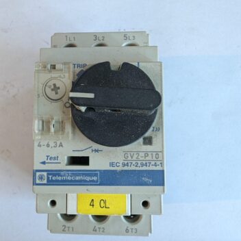 Used Telemecanique Manual Motor Starter GV2-P10 3.3A 690V 50-60HZ