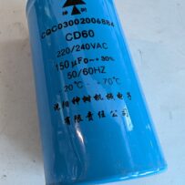 Used Shenyang Zhongshu Electric CD60 Start Motor Capacitor 220-240VAC 50-60HZ