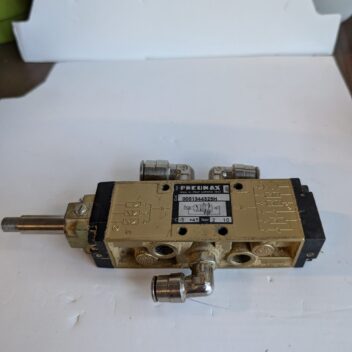 Used Pneumax Pneumatic Solenoid Valve 228.52.6.27 With 5 2 Way Valves And 24V Valve Coil