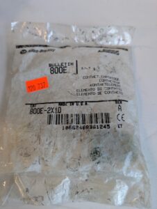 Used Allen Bradley Contact Block Cartridge 800E-2X10 Unused In original Package