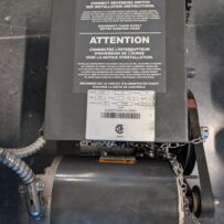 Used Micanan Garage Door Operating System Motor & Chain Gear EJRN1