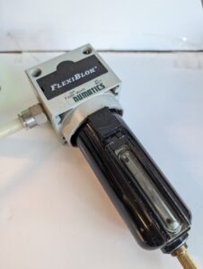 Used Asco Numatics FlexiBlok Pneumatic Filter F22B-02AM