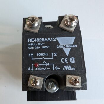 Used Carlo Gavazzi Solid State Relay RE4825AA12 4KV Insulating 25A-480V-AC1