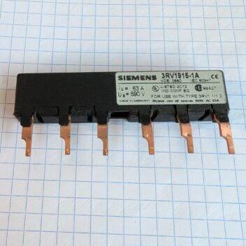 Used Siemens 6 Position Busbar 3RV1915-1A 63A 690V