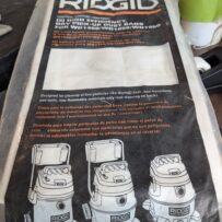 Used Ridgid Dry Pick Up Dust Bags VF3502