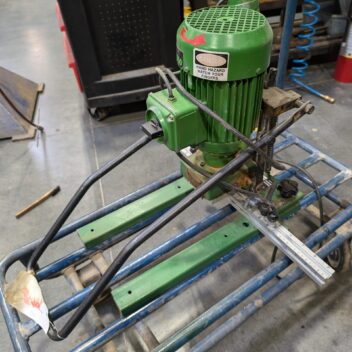 Used Mepla Mat 750 Hinge Drill 110V 800VA Single phase