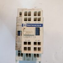 Used 120-820 Telemecanique Contact Block CAD503 BD With LADN113 Auxiliary Block