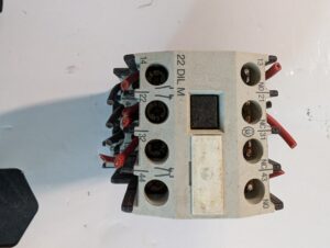 Used Moeller Contact Block DIL 00 M4 With 22 DIL M Auxiliary Block