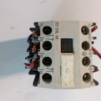 Used Moeller Contact Block DIL 00 M4 With 22 DIL M Auxiliary Block