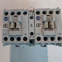 Used Allen Bradley Double Contact Block 100-C12 10 With A02 Auxiliary Contact Switch