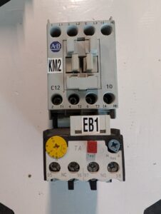Used Allen Bradley Contact Block 100-C12 10 With 193 TAC10 Series B Overload Relay