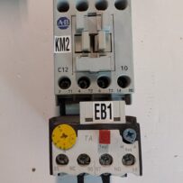 Used Allen Bradley Contact Block 100-C12 10 With 193 TAC10 Series B Overload Relay