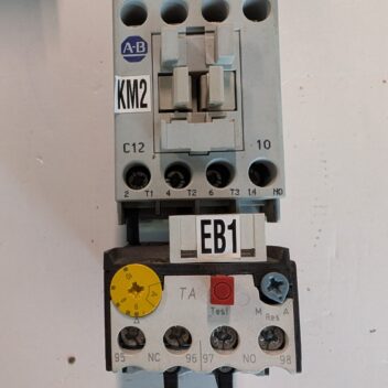 Used Allen Bradley Contact Block 100-C12 10 With 193 TAC10 Series B Overload Relay