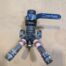 Used Equifluids Shut Off Valve with 2 Air Hose fittings