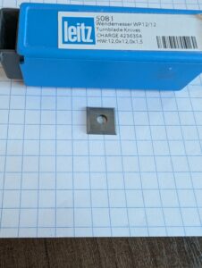 Used Leitz Turnblade Knife Blade 12mmx12mmx1.5MM