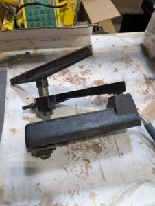 Used Delta  Iron Bed Tool Rest Assembly For 1440 Wood lathe