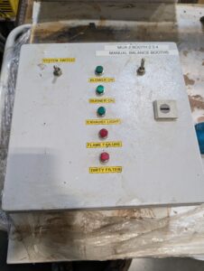 Used MUA 2 Manual Balance Control For Spray Booths