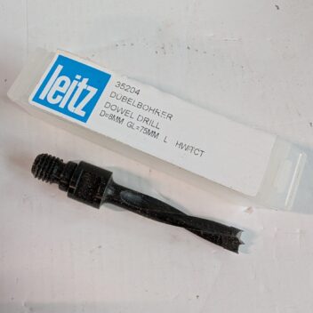Used Leitz Threded Dowel Drill Bit Rht 35205 8MMx75mm Brad Point