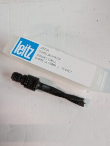 Used Leitz Threaded Dowel Drill Bit Left 35204 8mmx75mm Brad Point
