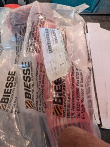 Used Biesse Pneumatic Cylinder 242010400 10 Bar New In Original Packaging