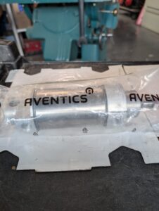 Used Aventics Pneumatic Cylinder R412020718 10Bar 16W2