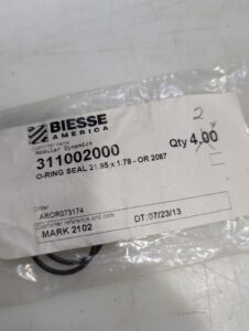 Used Biesse O-Ring seal 21.95 x 1.78 311002000