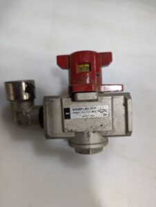 Used SMC Pneumatic Lock-Out valve NVHS4500-N04-X116 3 way 3 port